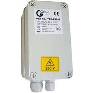 Genie Power Supply - 120 V AC, 230 V AC Input Voltage - 12 V DC Output Voltage