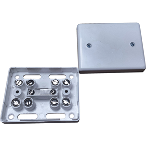 Knight Fire & Security J80 Mounting Box - Stainless Steel, High Impact Polystyrene (HIPS) - White