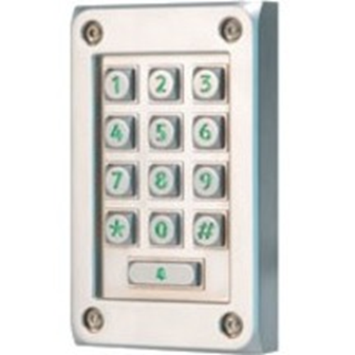Paxton Access Keypad Access Device - Silver - Door - Key Code - 1 Door(s) - Surface Mount, Standalone