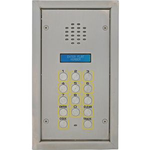 VIDEX Intercom Sub Station - for Apartment - Brass, Yellow - Cable