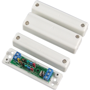 CQR SC570 Magnetic Contact - SPST (N.O.) - 12 mm Gap - For Double Door - Surface Mount - White