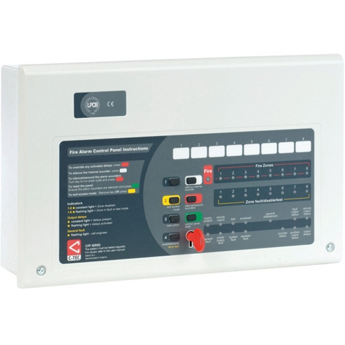 C-TEC Fire Alarm Control Panel - 8 Zone(s)