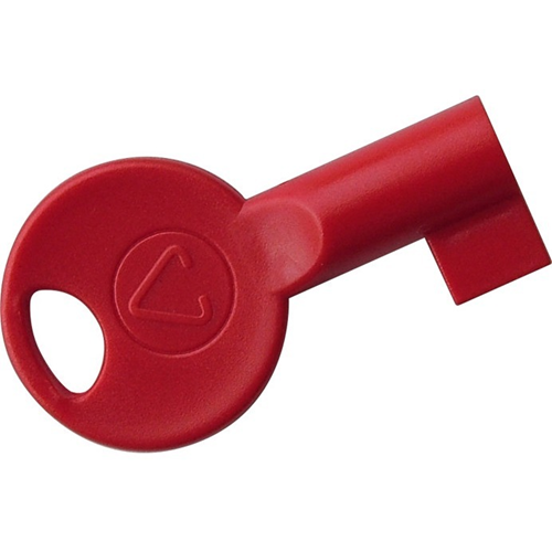 C-TEC Fire Panel Key for Fire Panel - Plastic, Polycarbonate - Red