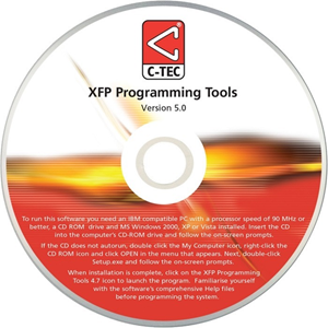 C-TEC XFP Upload/Download Programming Tools v.5.0 - Utility - CD-ROM - PC - Windows Supported