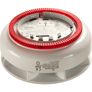 Apollo XPander Light Indicator/Sounder - Wireless - 4.5 V DC - 87 dB - Audible, Visual - Ceiling Mountable - Red