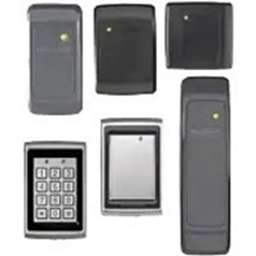 Honeywell OmniProx Card Reader Access Device - Black, Grey - Door - Proximity - 50.04 mm Operating Range - 16 V DC - Mullion Mount