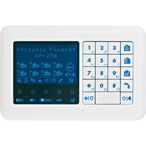 Visonic KP-250 PG2 Security Keypad - For Control Panel