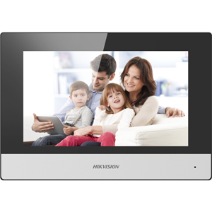 Hikvision DS-KH6320-WTE2 17.8 cm (7") Video Door Phone - Touchscreen TFT LCD - 2-wire - Indoor