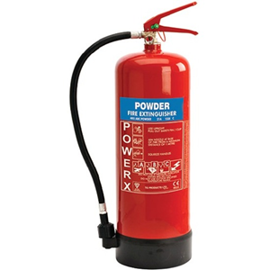 TG Fire Extinguisher - Dry Powder - 6 kg Capacity - A: Common Combustibles, B: Flammable Liquids, C: Live Electrical Equipment - Refillable