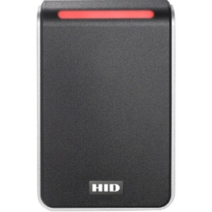 HID Signo 40 Contactless Wall Mountable, Box Mount Smart Card Reader - Black, Silver - Cable100 mm Operating Range - Pigtail
