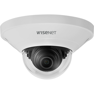 Wisenet QND-8011 5 Megapixel HD Network Camera - Dome - MJPEG, H.264, H.265 - 2592 x 1944 Fixed Lens - CMOS - Wall Mount