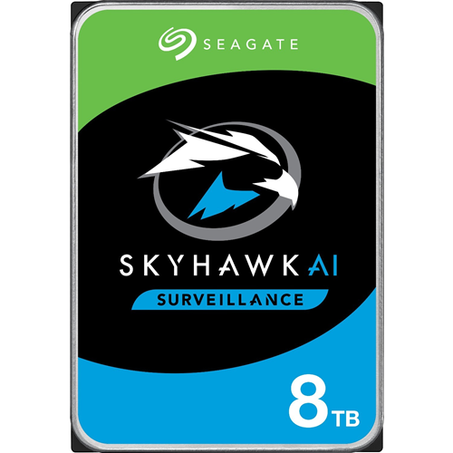 Seagate SkyHawk AI ST8000VE001 8 TB Hard Drive - 3.5" Internal - SATA (SATA/600) - Network Video Recorder Device Supported
