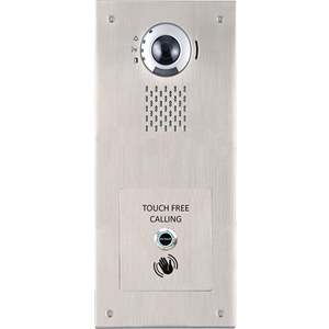 Aiphone Wave Video Door Phone - 4-wire - Stainless Steel - Door Entry, Outdoor