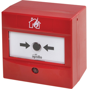 Apollo Single Action Manual Call Point For Fire Alarm - Red - Polycarbonate