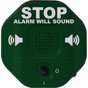 STI Exit Stopper Door Alarm - Wired - 24 V DC - 105 dB - Audible - Green