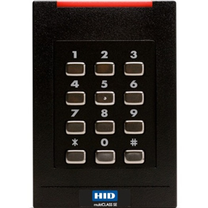 HID multiCLASS SE RPK40 Smart Card Reader - Black - Cable20 mm Operating Range - Wiegand