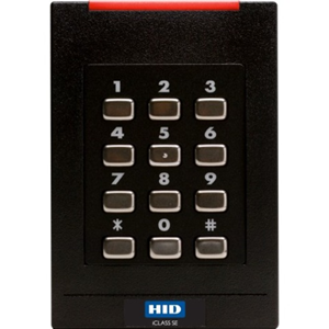 HID iCLASS SE RK40 Contactless Smart Card Reader - Black - Cable