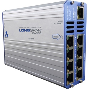 Veracity LONGSPAN Network Extender - 8 x Network (RJ-45) - 820 m Extended Range