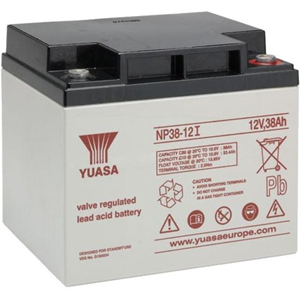Yuasa NP38-12 Battery - Lead Acid - For Multipurpose - Battery Rechargeable - 12 V DC - 38000 mAh