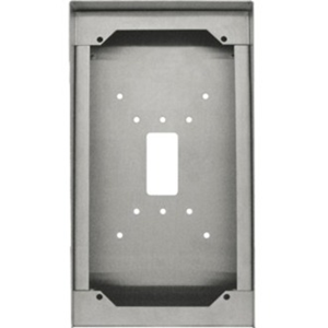Aiphone SBX-IDVF Mounting Box for Door Station - Polished Stainless Steel - Surface Mount, Wall Mount - for Door Station