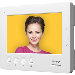 VIDEX 17.8 cm (7") Video Door Phone Sub Station - TFT LCD - 6-wire - Apartment, Building, House