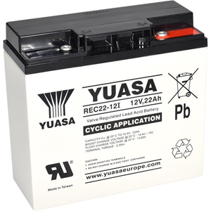 Yuasa Battery - Lead Acid - For Industrial - Battery Rechargeable - 12 V DC - 22000 mAh