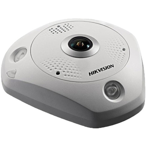 Hikvision DeepinView DS-2CD6365G0-IS(B) 6 Megapixel Outdoor Network Camera - Colour - Fisheye - 15 m Infrared Night Vision - H.265+, H.264 BP, H.264 (MP), H.264 HP, H.265 (MP), H.264, H.265, H.264+, Motion JPEG - 3072 x 2048 - 1.27 mm Fixed Lens - CMOS - Vertical Mount, Pendant Mount, Pole Mount, Wall Mount, Corner Mount, Junction Box Mount, Ceiling Mount, Table Mount - IK10 - IP66 - Water Resistant, Vandal Proof